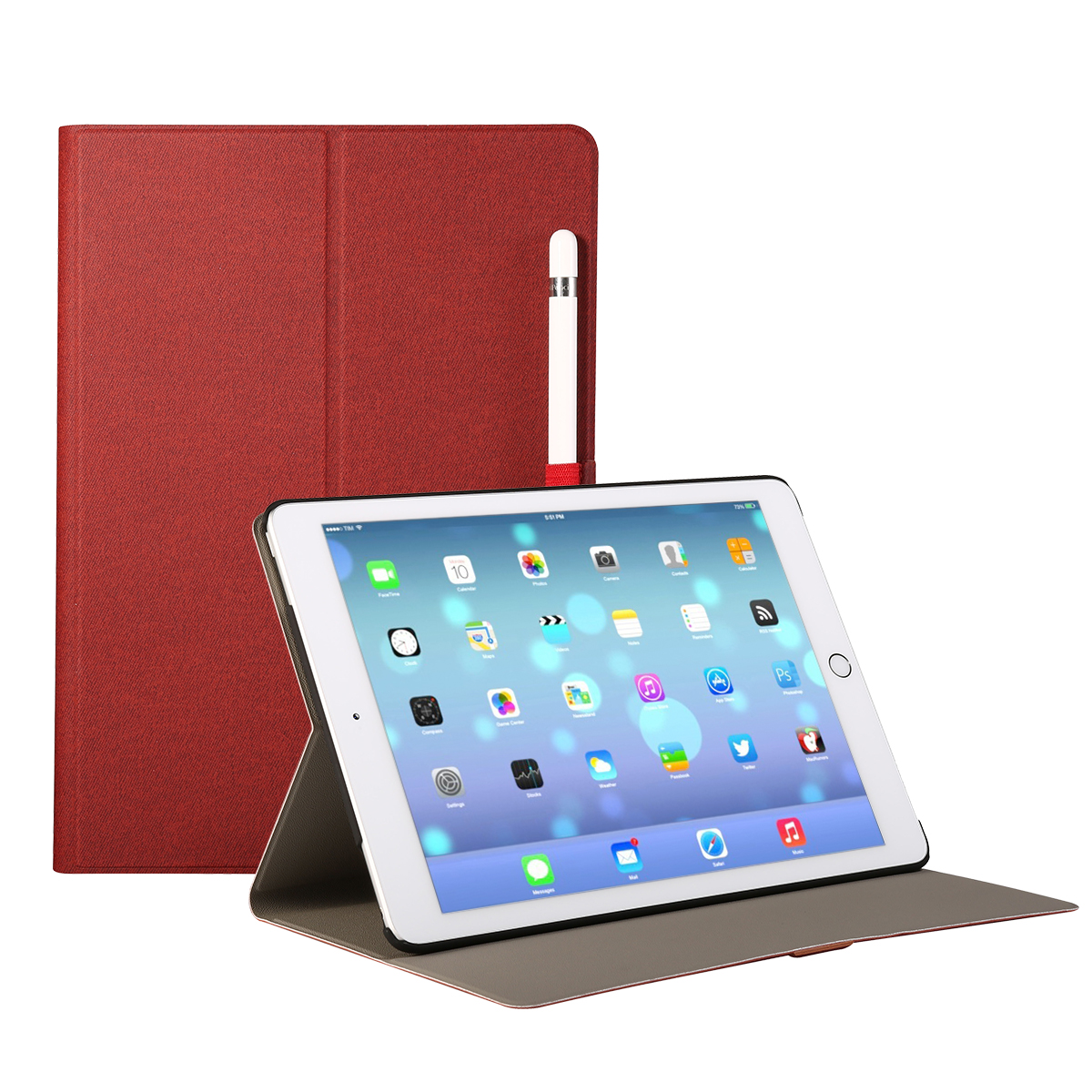 Standing Cover with Auto Sleep/Wake for iPad Pro 11” M4 2024 A2836/A2837/A3006